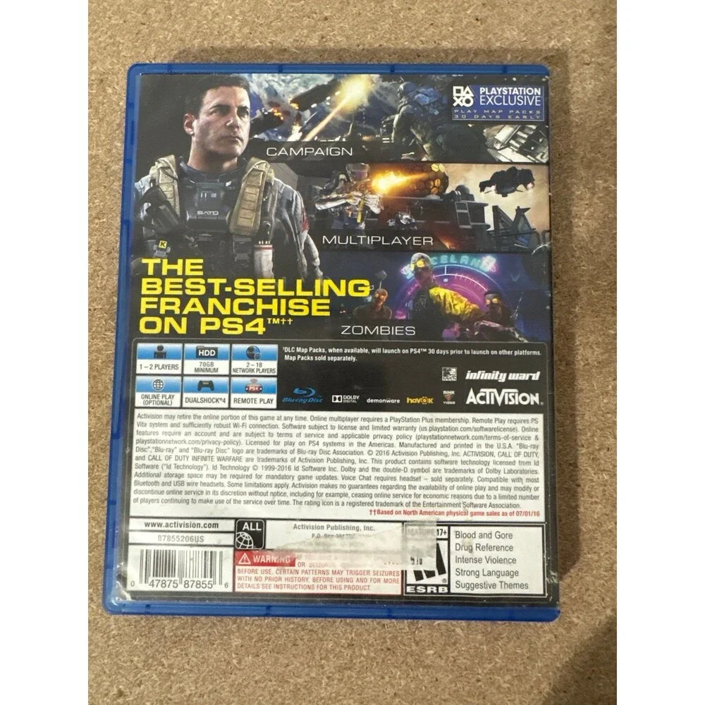 Call of Duty Infinite Warfare PS4 - Tested & Working